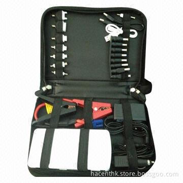 New arrival 18,000mAh car jump starter power bank, also for laptop